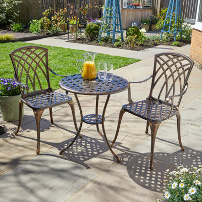 Aspen 2 - Person Patio Dining Set with Round Table