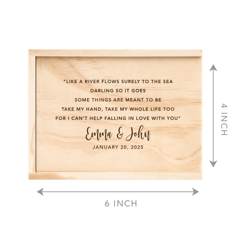 Dover Wooden Memory Box