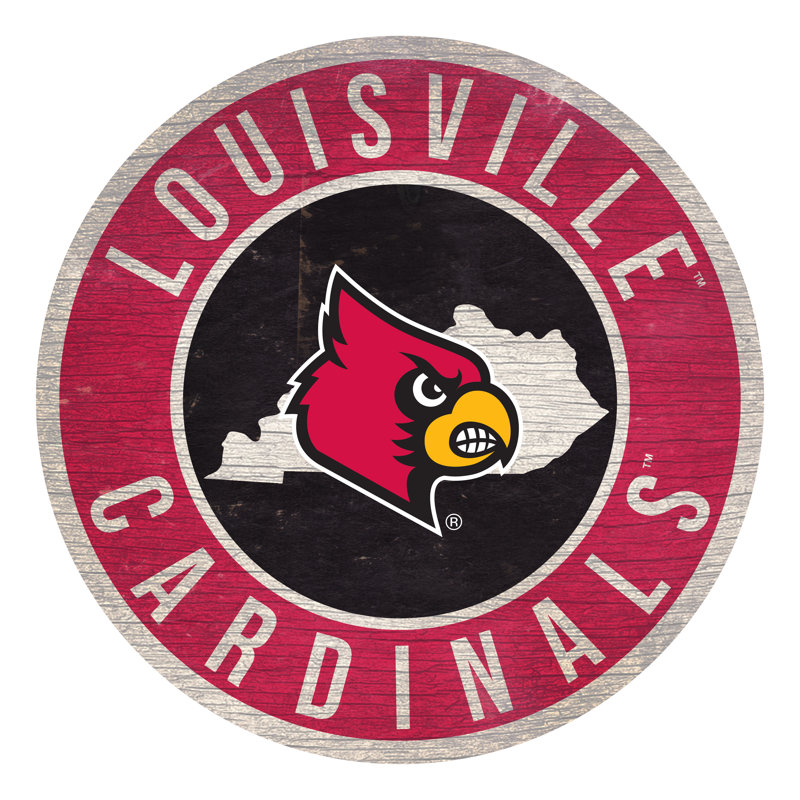 Ncaa, impression sur bois, Cardinals de l'Université de Louisville