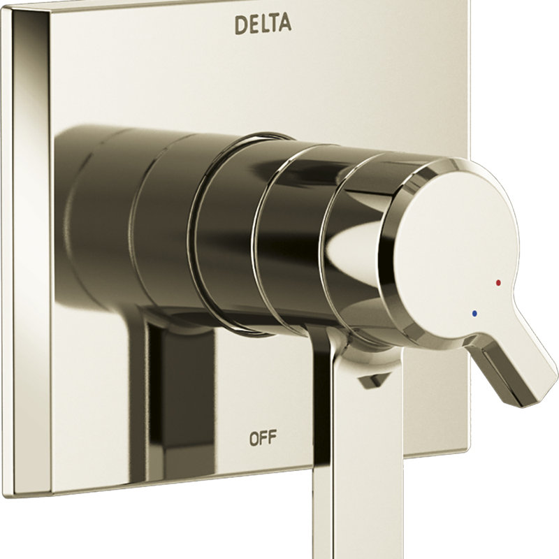Pivotal Monitor Valve only Trim, Lumicoat Polished Nickel