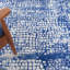 Tapis bleu/blanc-1270626717