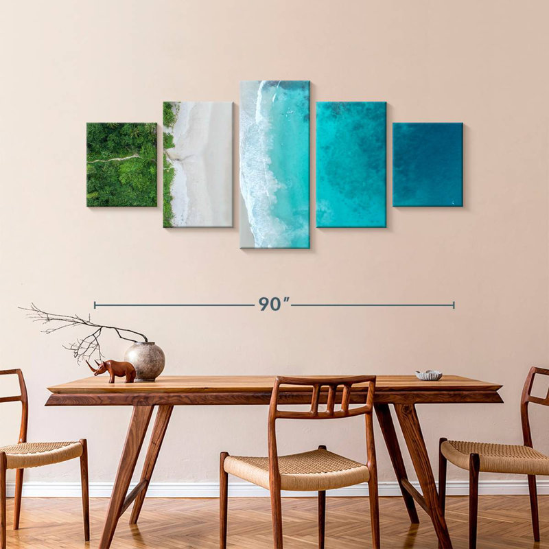 Thai Beach Scenery, 42" H x 92" W