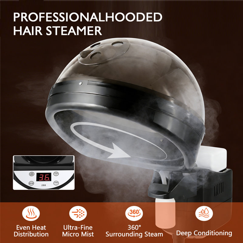 Professional Hair Steamer,  Adjustable Height Steamer with Timer