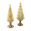 Courtly Noel Illuminated Glass Tree