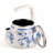 STP-Goods Blue Toile De Jouy 2.3 Quarts Stovetop Tea Kettle