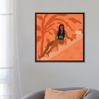 Monik à Ibiza par Reyna Noriega - reproduction imprimée