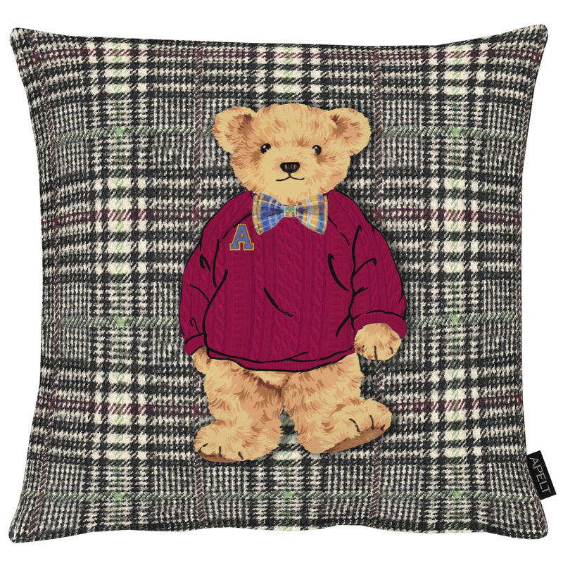 Winterwelt Grey Square Cushion, 46cm H x 46cm W