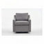 Fauteuil d'appoint pivotant en tissu Elacqua-106588602