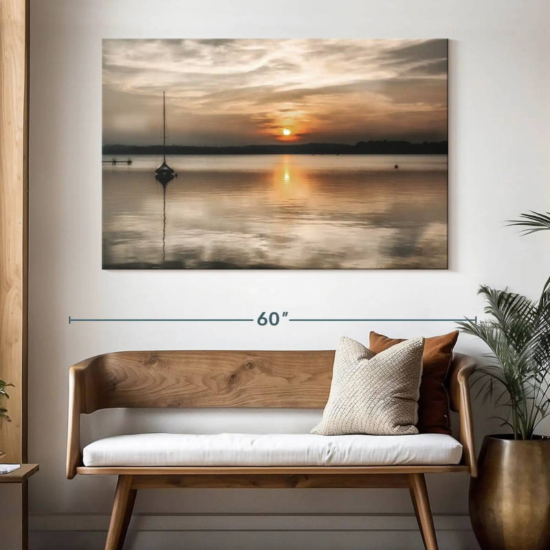 Coucher de soleil doux Alvord, H 34 po x l 51 po