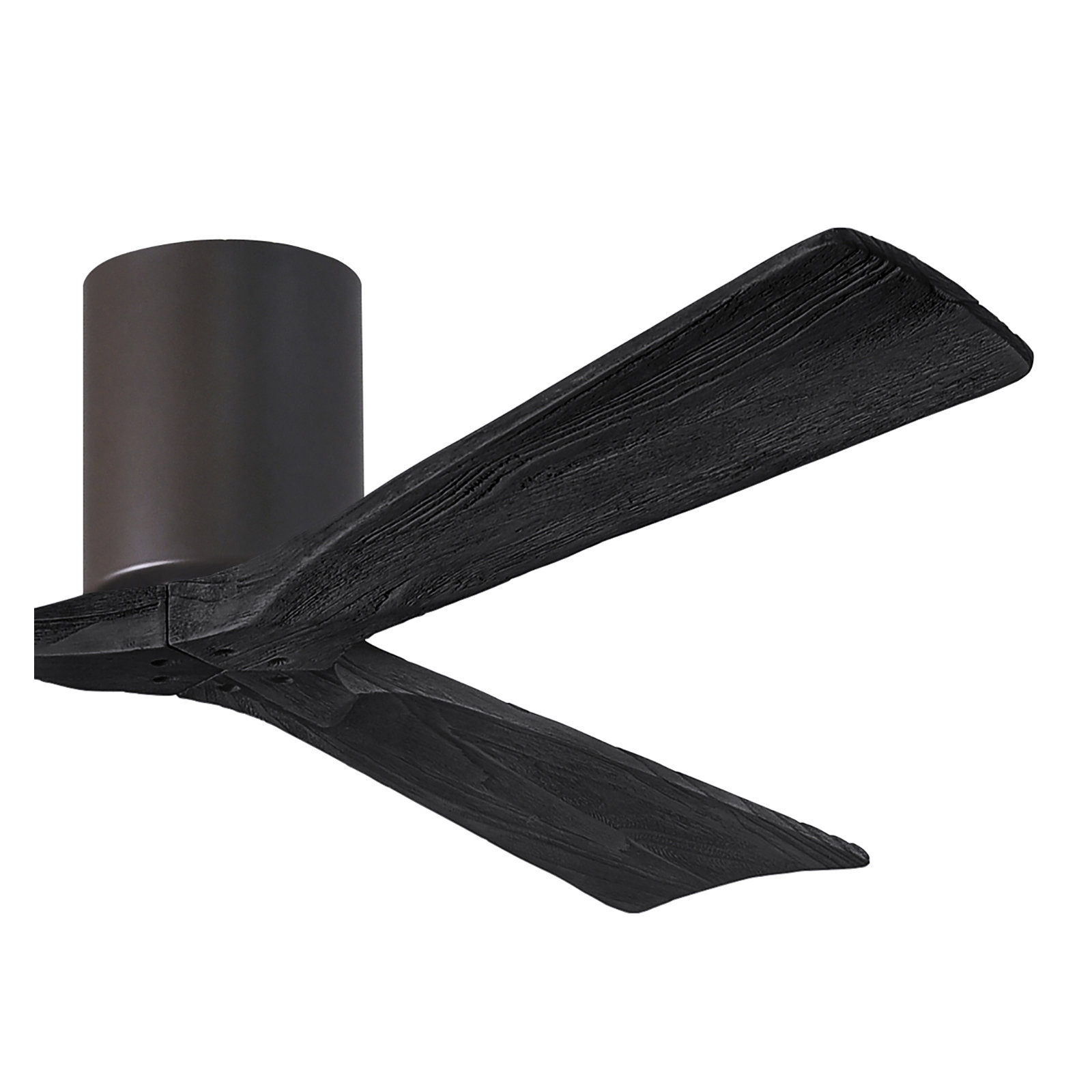 Olivier 3 Blade Ceiling Fan, Textured Bronze, Matte Black, 72"