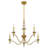  Champlain 5-Light Chandelier in Warm Brass-445851629-445851628