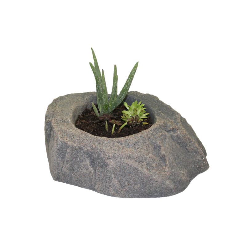 Wickes Pot Planter, Fieldstone Gray