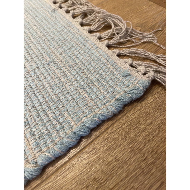 Edouard Cotton Hand Woven Area Rug, Rectangle 60 x 90cm