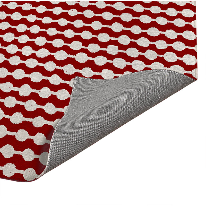 Tapis de cuisine Dot Dot, Rectangle 4pi x 6 pi, Rouge canneberge