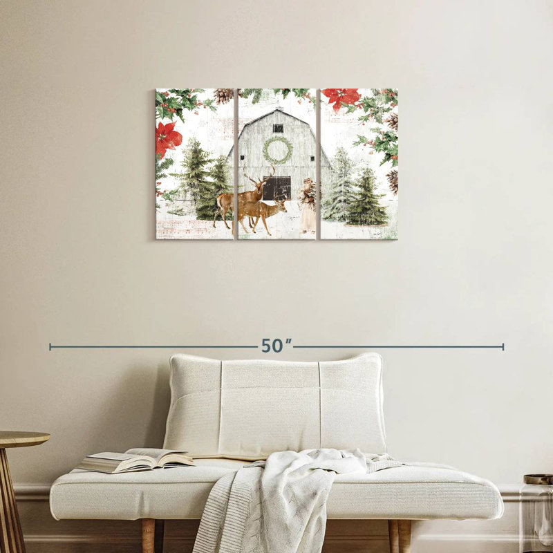 Wooded Holiday I, H 20 po x l 33 po