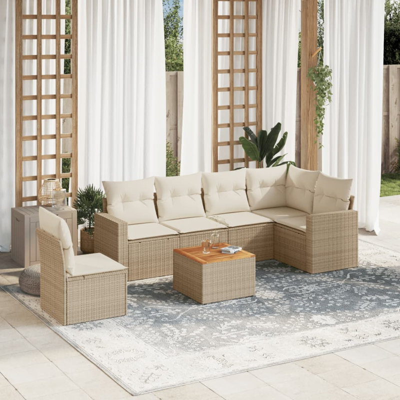 Ensemble de canapé de jardin Vidaxl