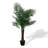 XBrand 59.1 inches Artificial Palm Tree with Pot – Tropical Plant for Indoor & Outdoor Decor, UV-Resistant, Low Maintenance-117186109