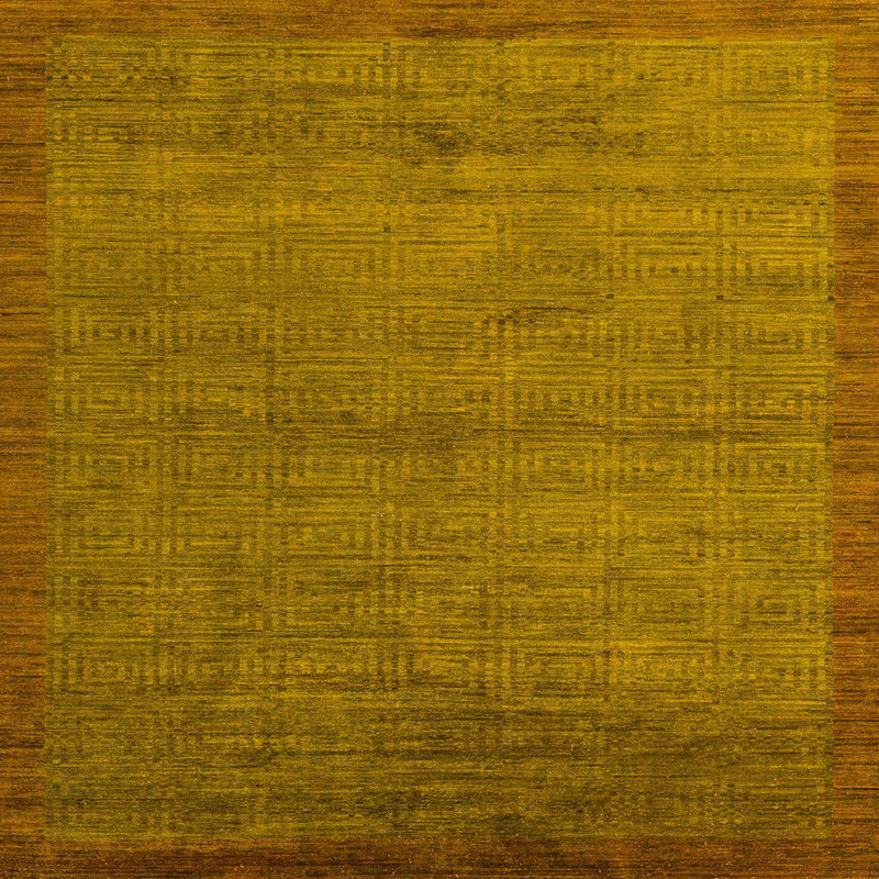 Tapis abstrait moderne Villisca, Carré 4 pi