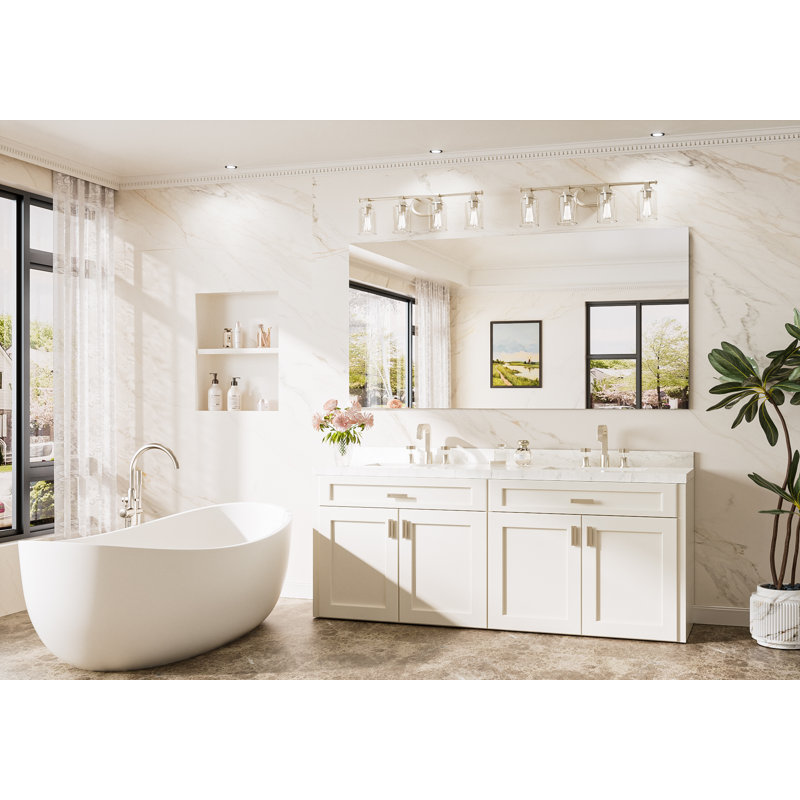Miroir de salle de bain sans cadre, 36 po x 72 po, Rectangulaire