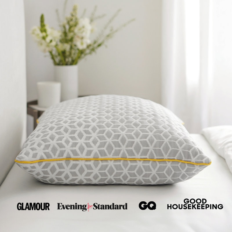Brightr Luna Memory Foam Neck & Side Sleeper Pillow | Adjustable - Medium Firm