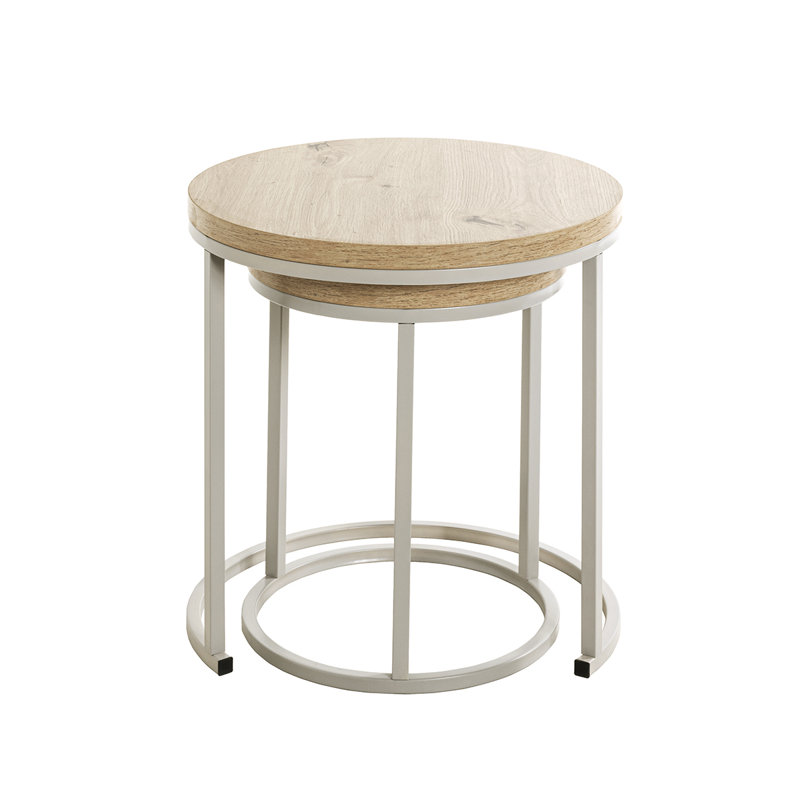 Acacius Side Table with Storage