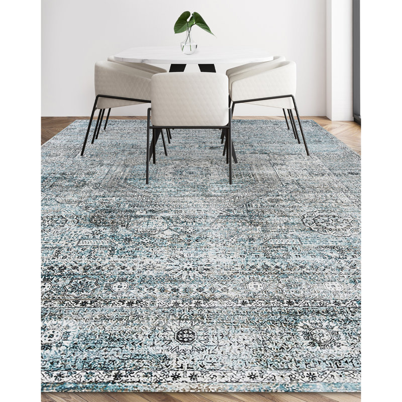 Oriental Area Rug, Rectangle 6' x 9'