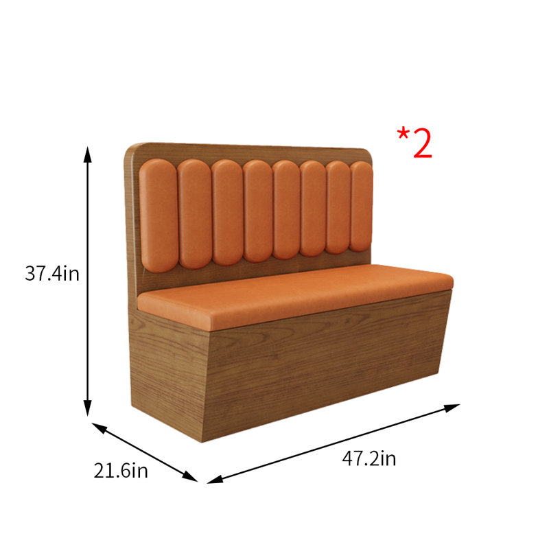 Restaurant Cafe Grill Bar Modern simple bench