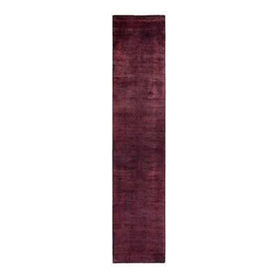 Tapis mauve noué à la main Weirsky - Weirsky - unique en son genre