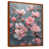 Toile avec cadre flottant brun