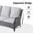 6 - Person Patio Conversation Set with Cushions-821603965-821603964