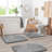 Aighan 3 Piece Ultra Soft and Absorbent Memory Foam Bath Rug Set with Non-Slip Backing-2090635198