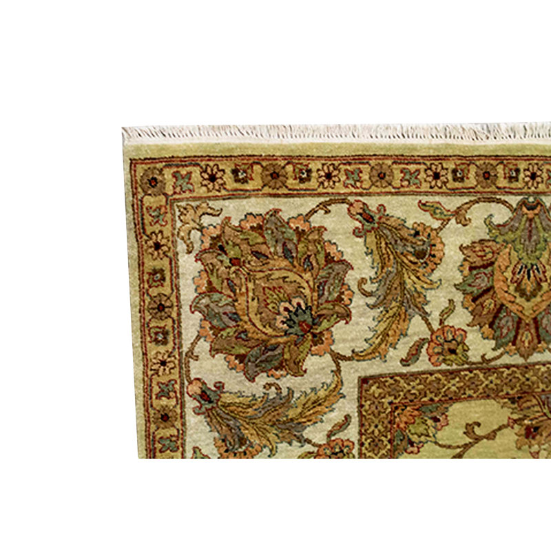 Wool Oriental Area Rug in Brown