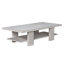 Table basse Humphrey, blanc délavé