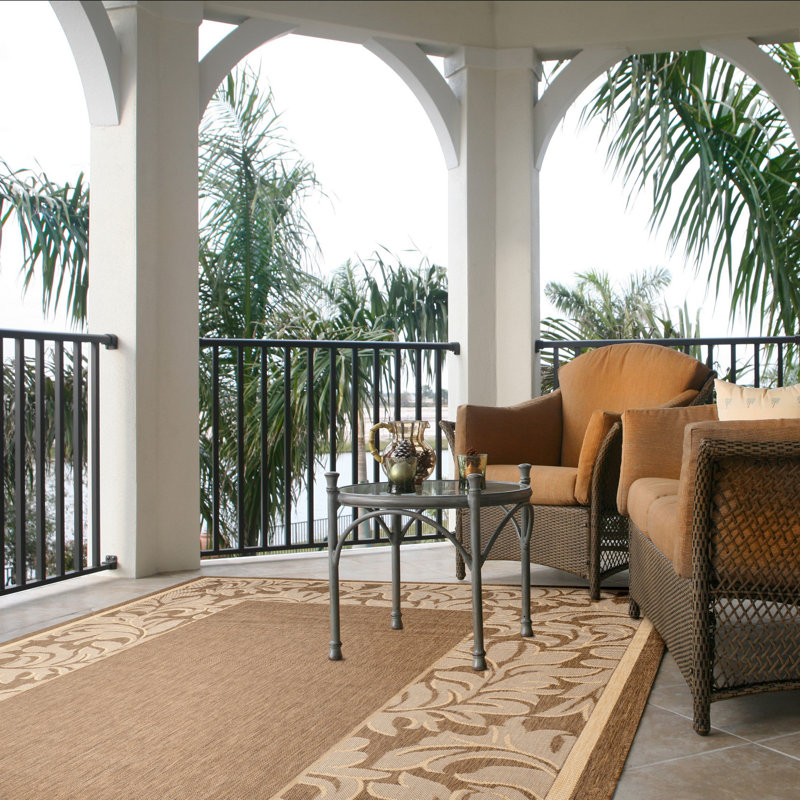 Herefordshire Performance Floral Indoor/Outdoor Area Rug, Rectangle 6'7" x 9'6"