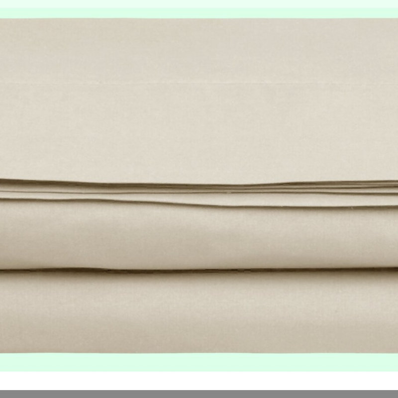 Premier Hotel Luxury Wrinkle-Free California Flat Sheet - 1500 Thread Count Cream Bedding - Soft, Smooth, and Elegant 1-Piece Flat Sheet