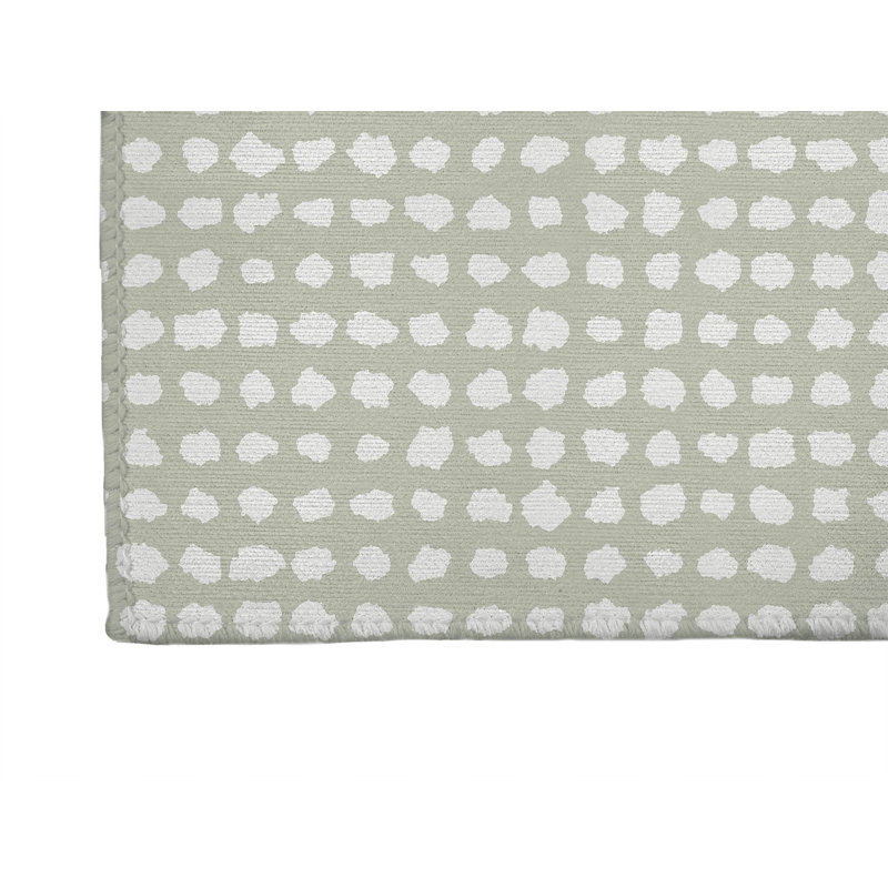 Grunge Row Non-Slip Outdoor Rug, Runner 2'6" x 8'