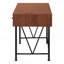Bureau d'ordinateur, bureau personnel, ordinateur portable, tiroirs de rangement, L 48 po, travail, stratifié, métal noir, transitionnel-397627148