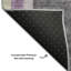 Tapis mauve Premium lavable à la machine Cerrito AMF532-103958611