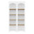 Farmhouse Two-Tone Storage Cabinet with Adjustable Shelves-1202102055