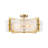 Akosita 6-Light White Mist Glass Drum Semi-Flush Mount-752540212