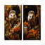«Hedgehogs Flower Hilarious Hide», ensemble de 2 reproductions d'art sur toile Hérissons-102577907-102577910