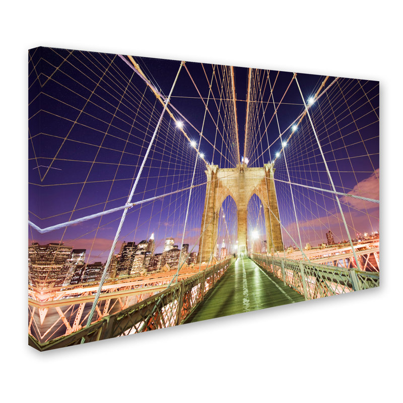 Ann «Bridge 1», reproduction de photo sur toile tendue Ann, H 22 po x l 32 po