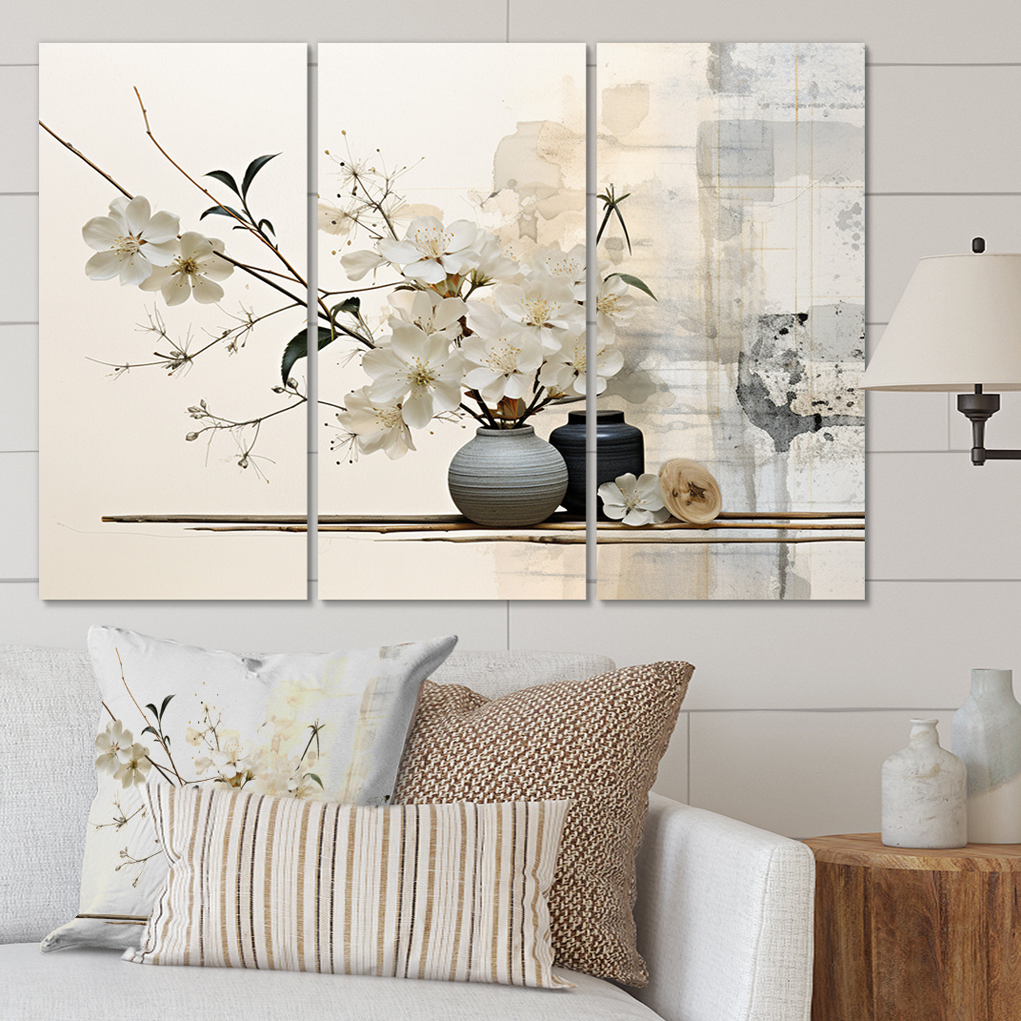 Winston Porter Asian Art Sumie Zen II On Canvas 3 Pieces Print | Wayfair