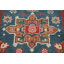Tapis oriental bleu Khotan