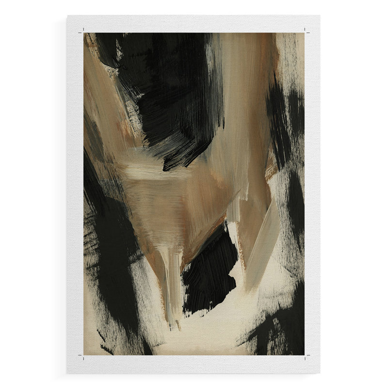 Baked Paintstrokes II - Impression sur toile seulement - NON-CADRE, H 27 po x l 18 po