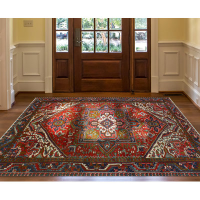 Khylar Heriz Camilo Red Rug
