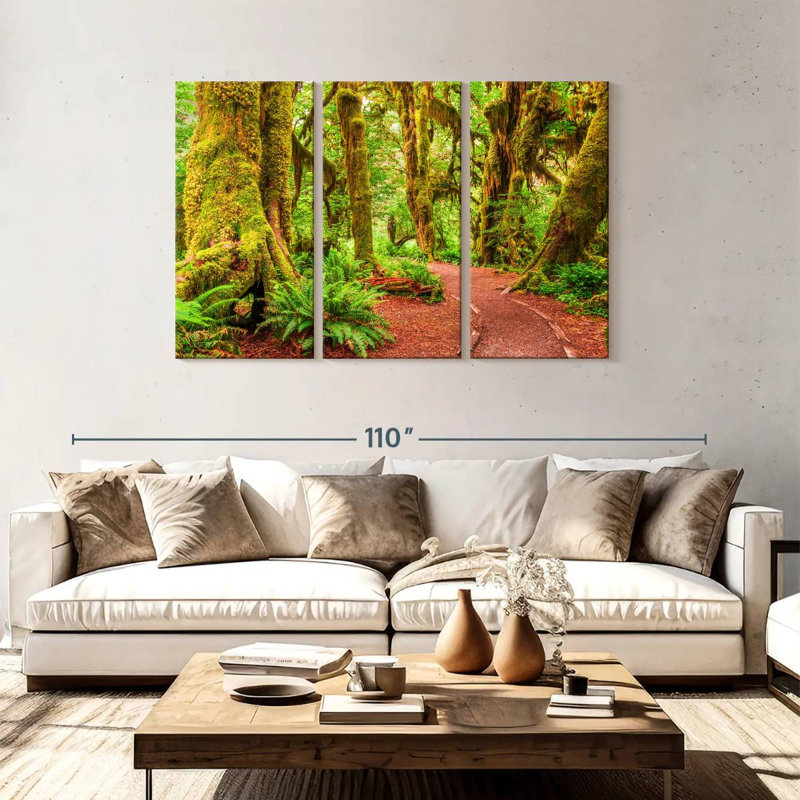 Mossy Hoh Rainforest Trees, H 48 po x l 74 po