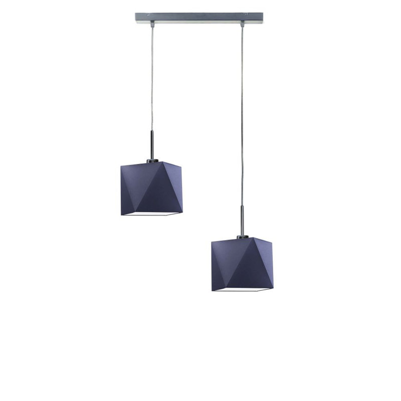 Deneesha 2 - Light Kitchen Island Pendant, Dark Purple, Grey