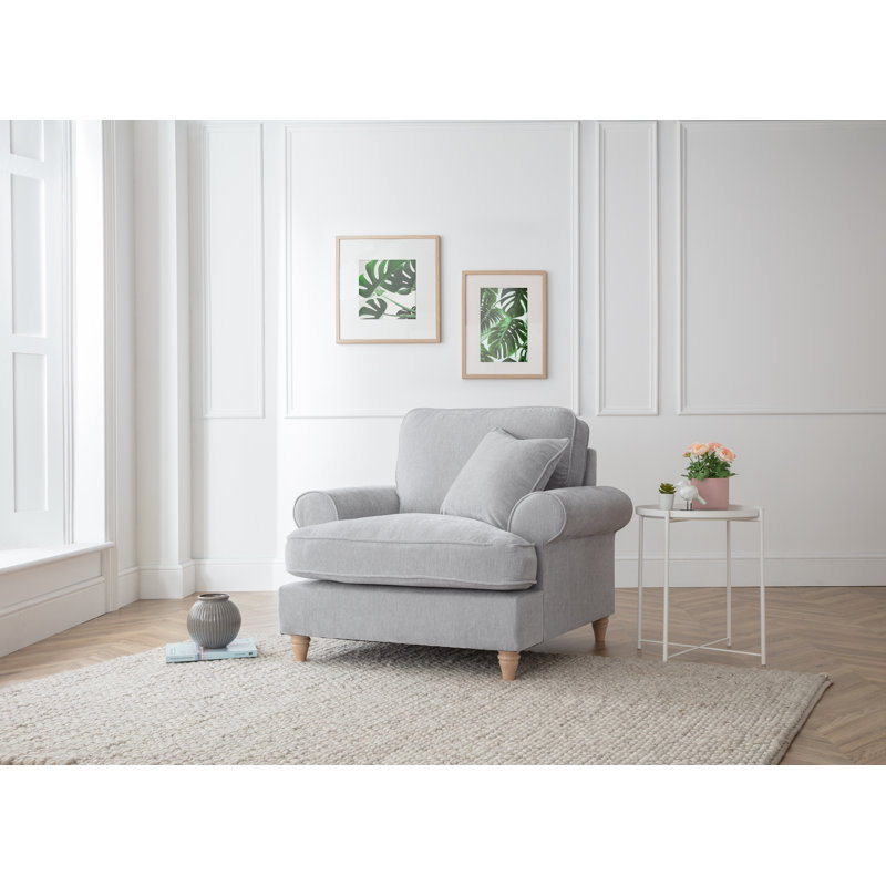 Longfellow Upholstered Armchair, Manhattan ice	