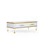 Table basse à 4 pieds avec rangement